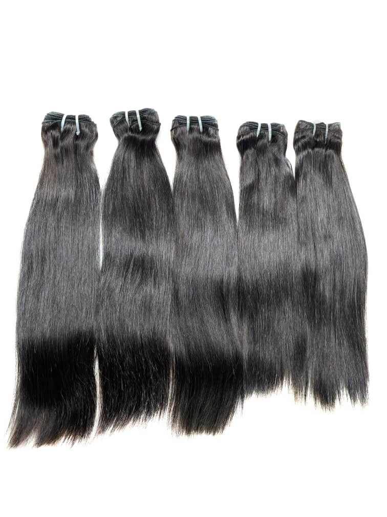 Raw Indian Straight hair bundle with natural shine