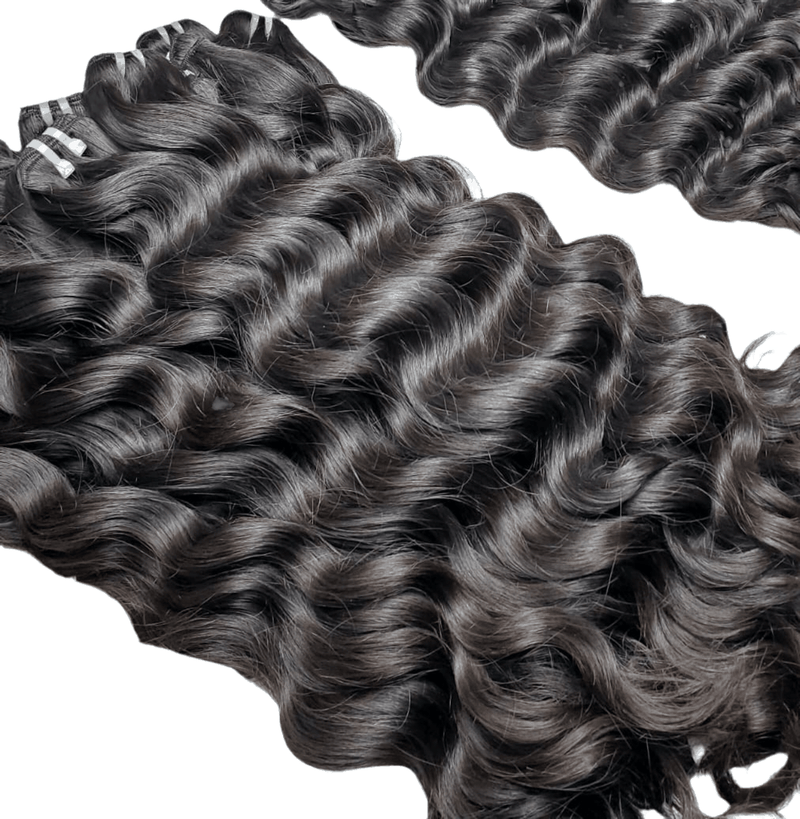 Virgin Hair Collection bundles display