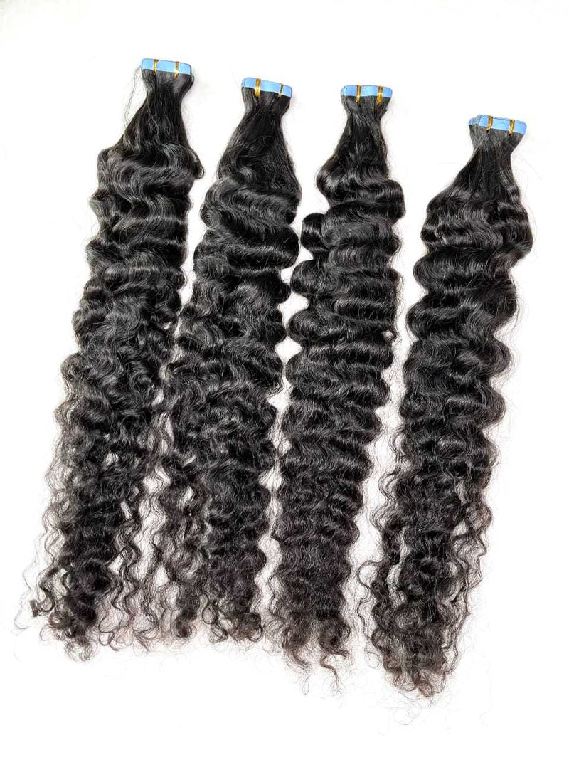 RAW CURLY TAPE INS natural curly texture