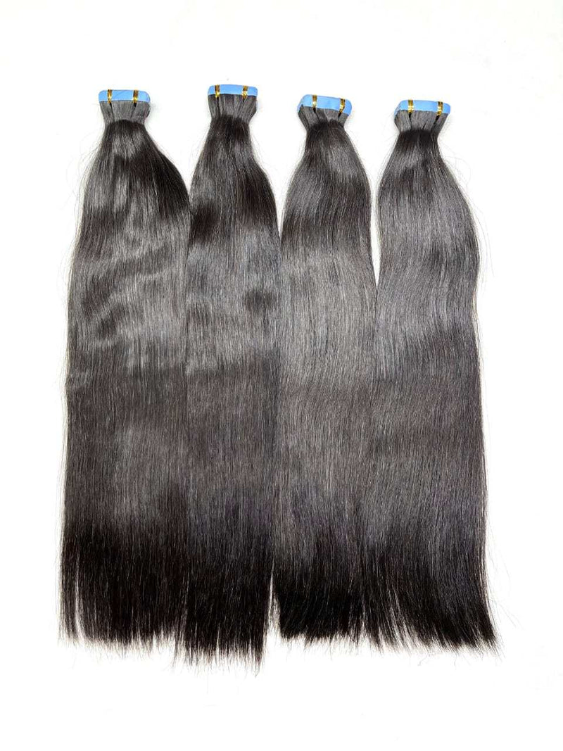 RAW STRAIGHT TAPE INS human hair bundles